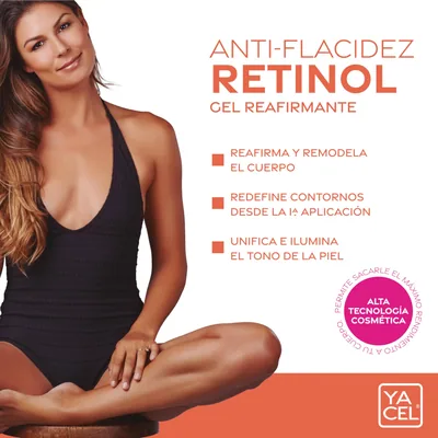 Yacel Crema Corporal Reafirmante con Retinol 200 ml - 1 unidad – foto 5