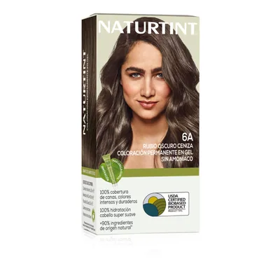Naturtint Biobased Coloración Tono 6A Rubio Oscuro Ceniza 170 ml (pack de 3)