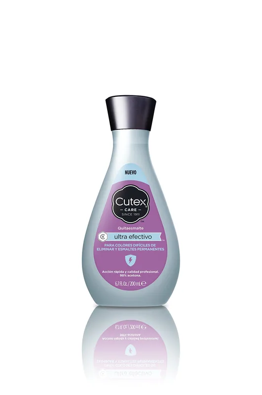 Cutex Ultra Efectivo Quitaesmaltes 200 ml - pack de 4 unidades