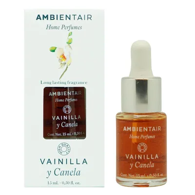 Ambientair Aceites Hidrosolubles 15Ml Vainilla y Canela Cuidado personal y salud - pack de 3 unidades – foto 2