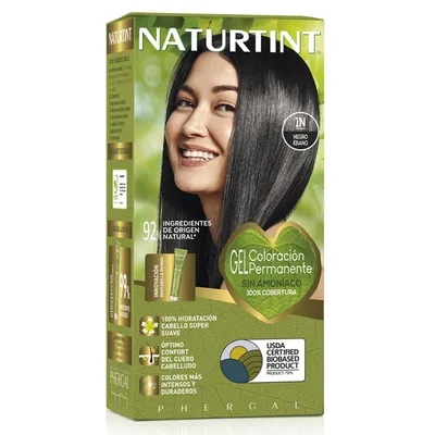 Naturtint Biobased Coloración Tono 1N Negro Ébano 170 ml (pack de 3)