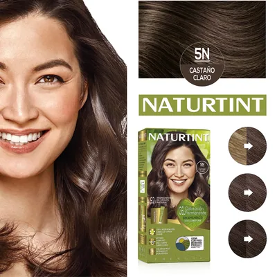 Naturtint Biobased Coloración Tono 5N Castaño Claro 170 ml - pack de 3 unidades – foto 1