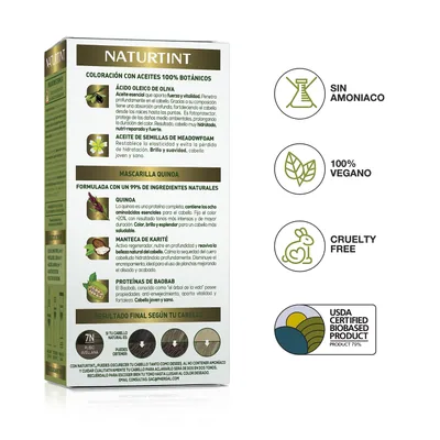 Naturtint Biobased Coloración Tono 7N Rubio Avellana 170 ml - pack de 3 unidades – foto 6