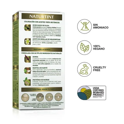 Naturtint Biobased Coloración Tono 10N Rubio Alba 170 ml - pack de 3 unidades – foto 6