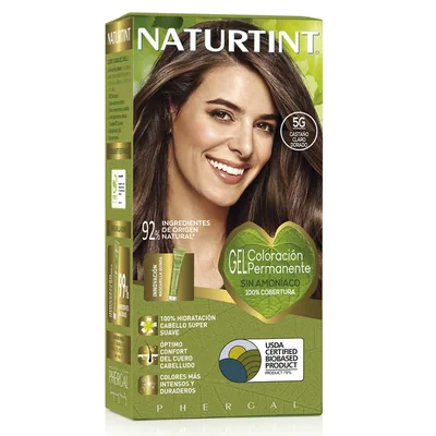 Naturtint Biobased Coloración Tono 5G Castaño Claro Dorado 170 ml (pack de 3)