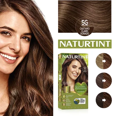 Naturtint Biobased Coloración Tono 5G Castaño Claro Dorado 170 ml - pack de 3 unidades – foto 1