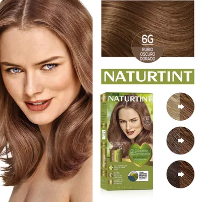 Naturtint Biobased Coloración Tono 6G Rubio Oscuro Dorado 170 ml - pack de 3 unidades – foto 1