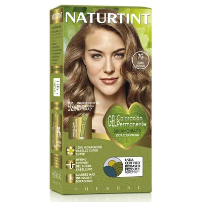 Naturtint Biobased Coloración Tono 7G Rubio Dorado 170 ml (pack de 3)