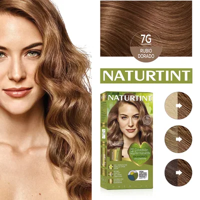 Naturtint Biobased Coloración Tono 7G Rubio Dorado 170 ml - pack de 3 unidades – foto 1