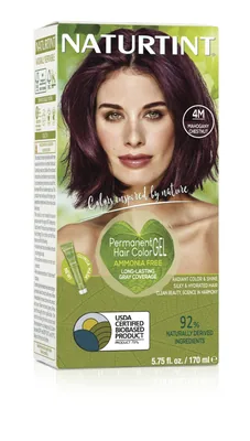 Naturtint Biobased Coloración Tono 4M Castaño Caoba 170 ml (pack de 3)