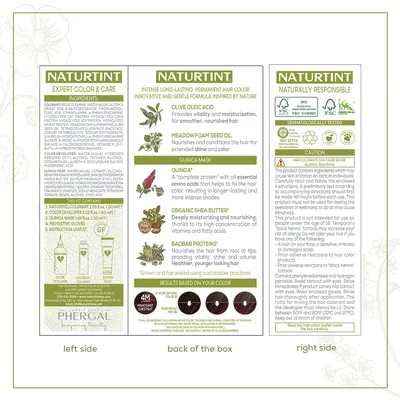 Naturtint Biobased Coloración Tono 4M Castaño Caoba 170 ml - pack de 3 unidades – foto 3