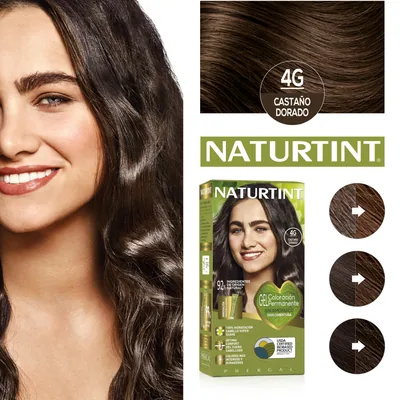 Naturtint Biobased Coloración Tono 4G Castaño Dorado 170 ml - pack de 3 unidades – foto 1