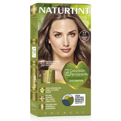 Naturtint Biobased Coloración Tono 7.7 Marrón Teide 170 ml (pack de 3)