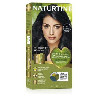 Naturtint Biobased Coloración Tono 2.1 Negro Azulado 170 ml (pack de 3)