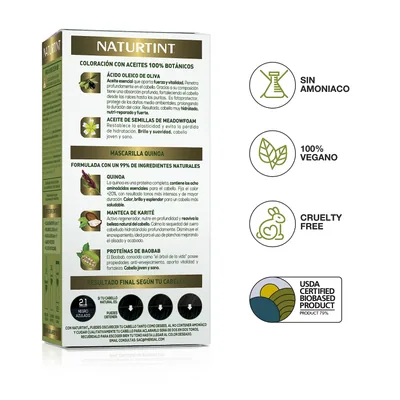 Naturtint Biobased Coloración Tono 2.1 Negro Azulado 170 ml - pack de 3 unidades – foto 6