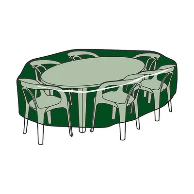 Biotop B2220 Funda circular cubre mesas y sillas de polietileno
