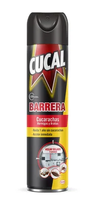 Cucal barrera aerosol insecticida cucarachas, hormigas y arañas 400 ml (pack de 3)