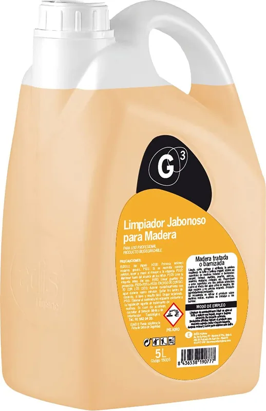 Higien Shop G3 limpiador jabonoso para madera 5L - 1 unidad