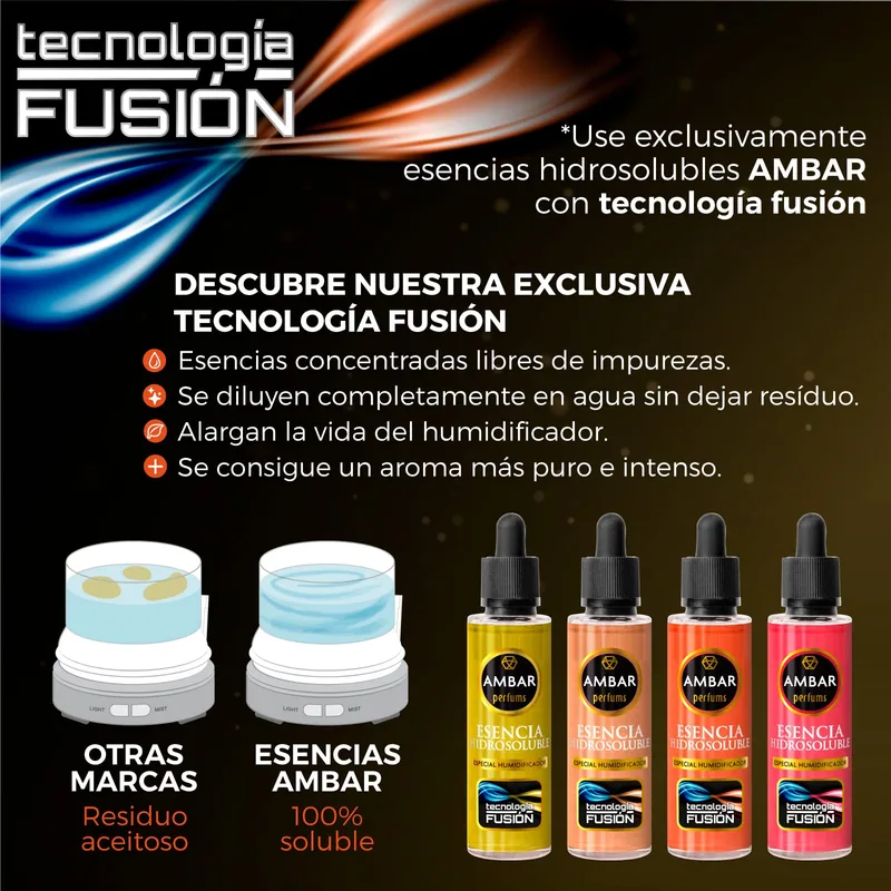 Ambar Perfums Humidificador de Esencia Difusor de Aroma - pack de 2 unidades