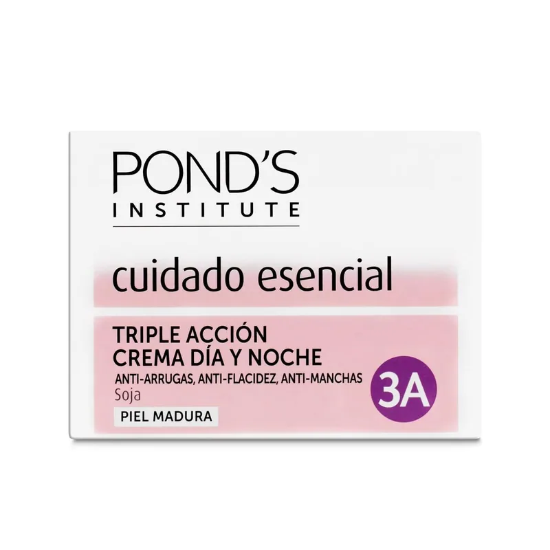 Pond's Esenciales Crema 3A Triple Acción 50 ml - pack de 3 unidades