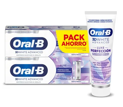 Oral-B 3D White Advanced Luxe Perfection Dentífrico Blanqueador 75 ml (pack de 3)