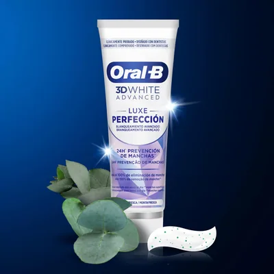 Oral-B 3D White Advanced Luxe Perfection Dentífrico Blanqueador 75 ml - pack de 3 unidades – foto 2