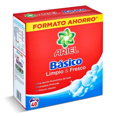Ariel detergente en polvo (pack de 4)