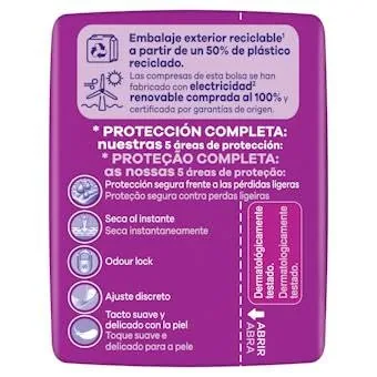 Ausonia Compresas para pérdidas de orina mini Discreet 24 compresas - pack de 8 unidades