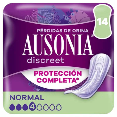 Ausonia Discreet Normal 12 compresas (pack de 5)