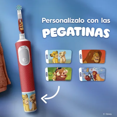 Oral-B Pro Kids Cepillo de Dientes Eléctrico El Rey León +3 años - 1 unidad – foto 4