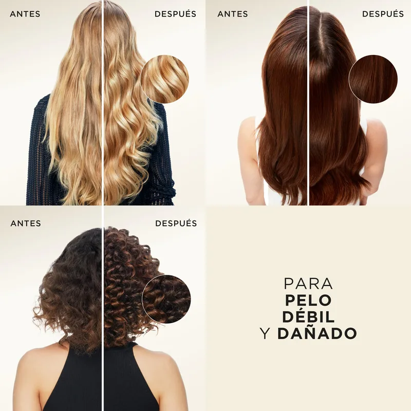 Pantene Pro-V Repara y Protege Champú para Pelo Seco y Dañado 1 L - pack de 2 unidades