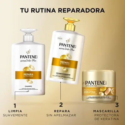 Pantene Pro-V Repara y Protege Champú para Pelo Seco y Dañado 1 L - pack de 2 unidades – foto 4