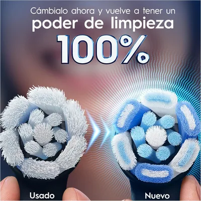 Oral-B IO Ultimate Clean Recambios Originales Blancos - 1 unidad – foto 3