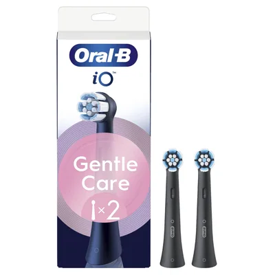 Oral-B iO Gentle Care Cabezales de Recambio Originales Negro