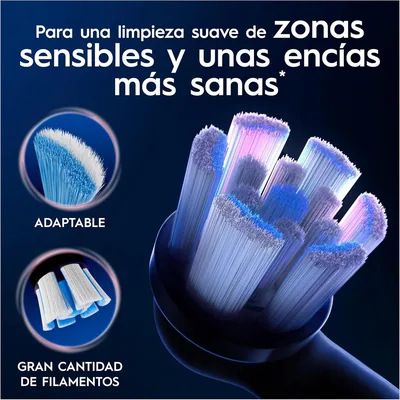 Oral-B IO Gentle Care Cabezales de Recambio Originales Negro - 1 unidad – foto 2