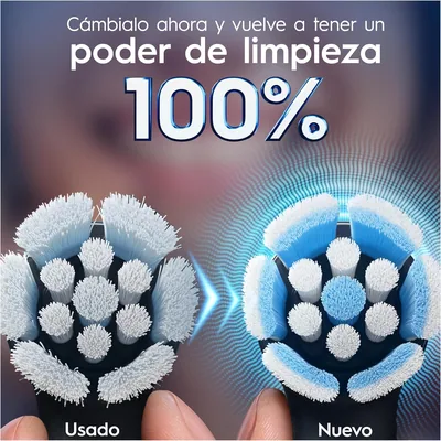 Oral-B IO Gentle Care Cabezales de Recambio Originales Negro - 1 unidad – foto 5