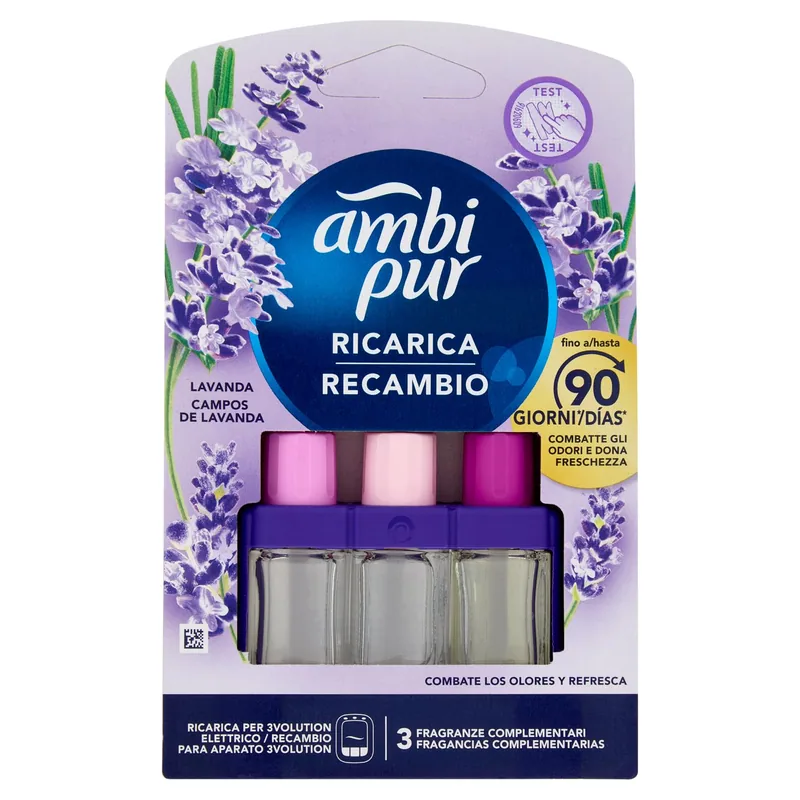 Ambi-Pur 3Volution recambio ambientador eléctrico Lavanda 19 ml - pack de 7 unidades