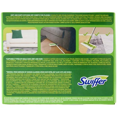 Swiffer Sweeper Recambios de Paños de Limpieza en Seco, 18 paños - pack de 12 unidades – foto 2