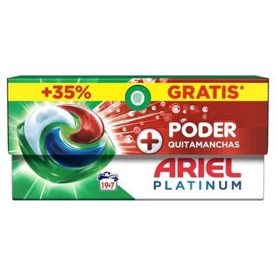 Ariel pods Platinum detergente líquido 26 cápsulas (pack de 4)