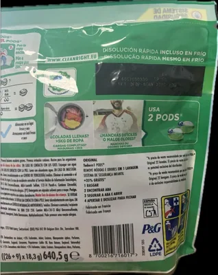 Ariel Detergente Pods Original 26+9 dosis - pack de 3 unidades – foto 4