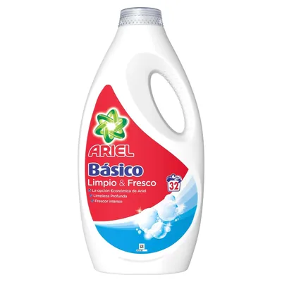 Ariel detergente líquido básico 30 lavados (pack de 4)