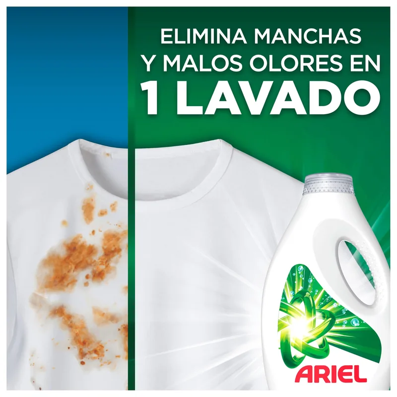 Ariel Detergente líquido para lavadora Original 35 lavados 1575 ml - pack de 4 unidades