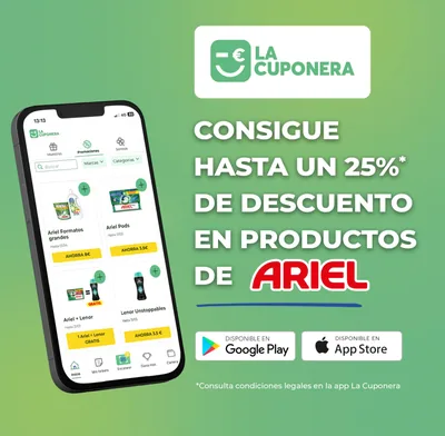 Ariel Detergente líquido para lavadora Original 35 lavados 1575 ml - pack de 4 unidades – foto 2