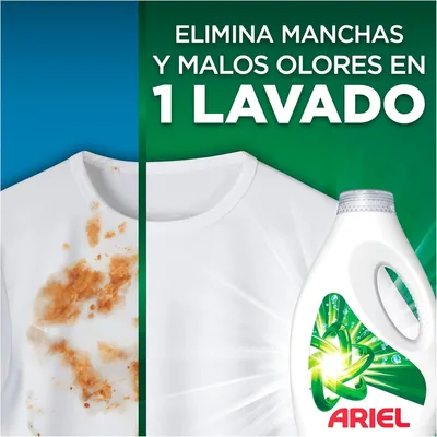 Ariel Detergente líquido regular 25 dosis limón 2250 ml - pack de 2 unidades – foto 1