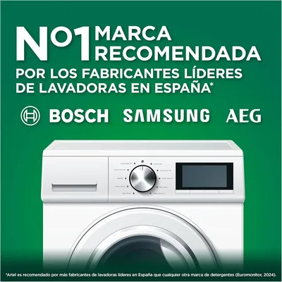 Ariel Detergente líquido regular 25 dosis limón 2250 ml - pack de 2 unidades – foto 7