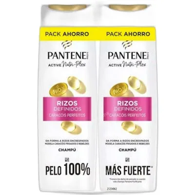 Pantene Champú Rizos Definidos 325 ml (pack de 3)