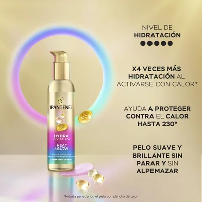 Pantene Pro-V Hydra Heat & Glow Protector Térmico para el Pelo 135 ml - pack de 2 unidades – foto 2