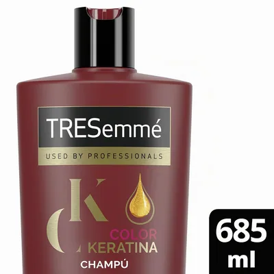 TRESemmé Champú Keratina Color para pelo teñido o con mechas con aceite de 685 ml - pack de 3 unidades – foto 5
