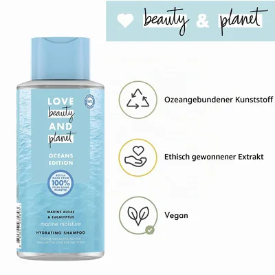 Love Beauty And Planet Marine Algae & Eucalyptus Marine Moisture Shampoo para 400 ml - pack de 6 unidades – foto 5