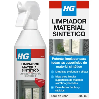 HG All Plastic Cleaner limpiador biodegradable multisuperficies 500 ml (pack de 6)